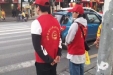 院团委开展“文明交通劝导”志愿服务活动