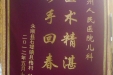 给儿一科的锦旗