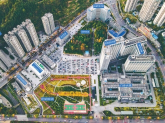 湘西州人民医院俯瞰全景